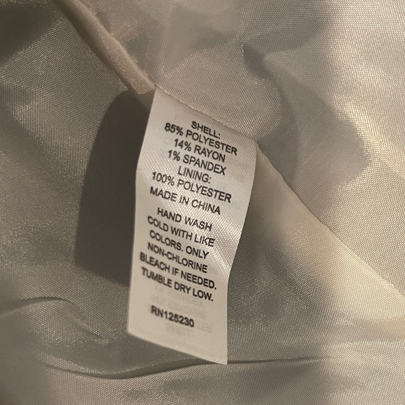 NWT Nordstrom PRIMA Gray Plaid Trench Coat Size M - Picture 8 of 9